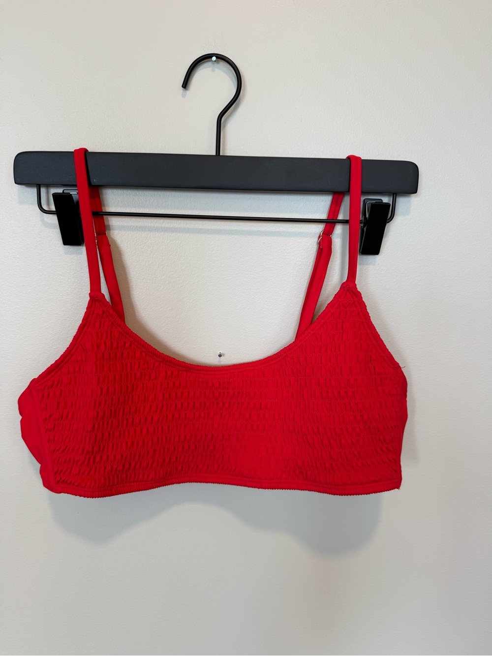 wild fable Red Smocked Bikini Top